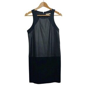Banana Republic Women's Size 4 Dress LBD Sleeveless Midi Length Sleek Simple
